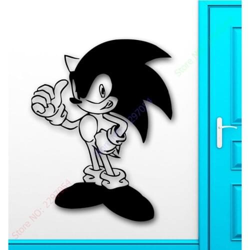 New Wall Stickers Vinyl Decal Nursery Sonic Video Games For Kids Sega 20inx25in