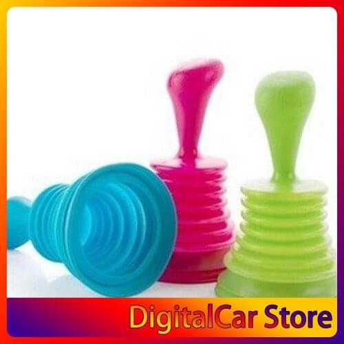 Portable Size Handheld Household Powerful Sink Drain Pipe Pipeline Dredge Suction Cup Toilet Plungers