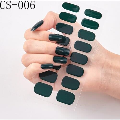 Mixed Color Nail Sticker Wraps Decals Manicure Self-Adhesive Nail Art Stickers for Nails Real Polish Strips Drop Shipping