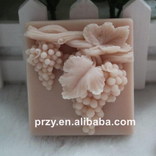 Grapes Silicone molds soap mold fruit handmade soap molds grapes silica gel die Aroma stone moulds candle mould