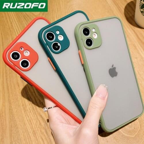 Silicone Soft Case For iPhone XS Max XR X 12 11 PRO 7 8 Plus 6 S 6S 5 5S 5SE 6Plus 7Plus 8Plus 12pro 12max TPU Transparent Back