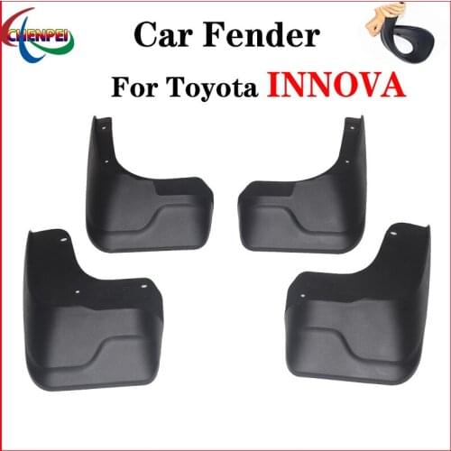 4pcs Special Fender For Toyota INNOVA 2010-2019 Auto Mudguard Tire Supplies Car Decoration Accessories