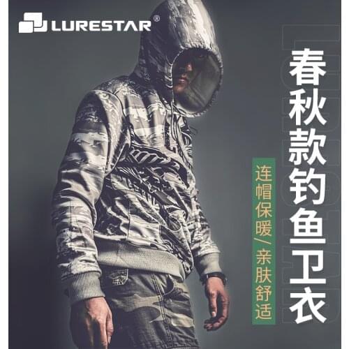 Fishing Hoodie Thin Velvet Fleece Long Sleeve Fashion Unisex Casual Pullover Sweatshirts For Spring Autumn Sportswear Clothing