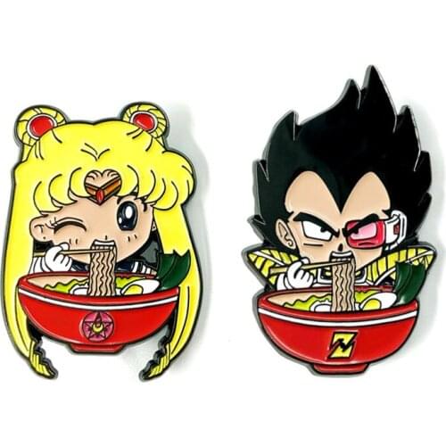 Cute Anime Boys And Girl Hard Enamel Pins Dragon Brooches Women Men Lapel Badges Backpack Collar Fashion Jewelry Gifts For Kids