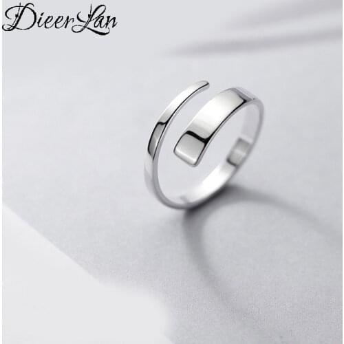 Punk Vintage 925 Sterling Silver Open Chain Rings For Women Men Gothic Antique Jewelry Anillos
