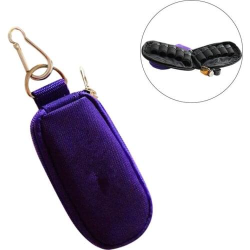 10 Compartment Essential Oil Bag Key Organizer 2ml Essential Oil Bottle Storage Bag Travel Essential Oil Organizer Holder Case