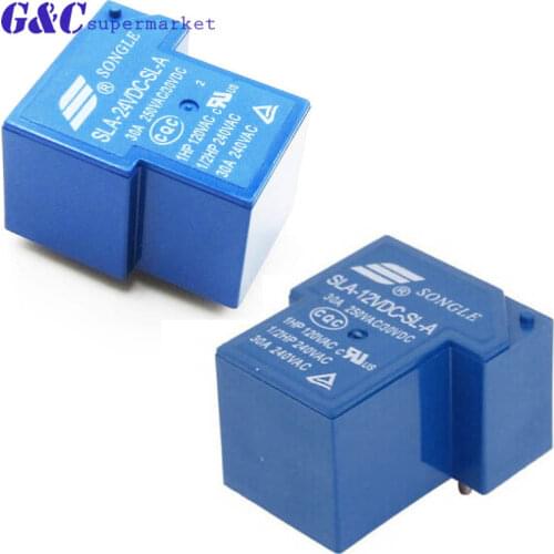 2PCS/lot Power s SLA-05VDC-SL-A SLA-12VDC-SL-A SLA-24VDC-SL-A SLA-30VDC-SL-A 5V 12V 24V 30A 5PIN diy electronics