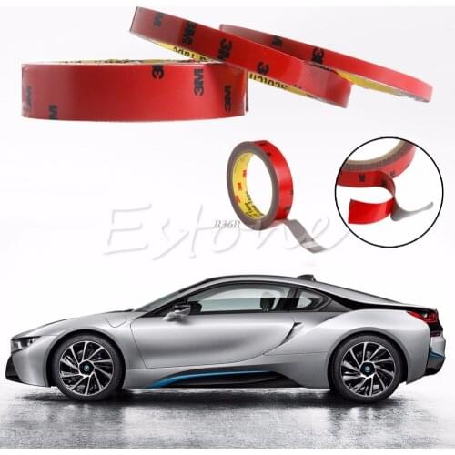 0.6/1/2CM 3M/Roll Automotive Double Sided Attachment Tape Car Auto Truck Van