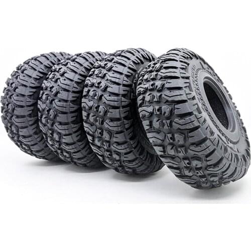 4pcs 118MM Tyre Tire Skin for 1/10 Traxxas TRX4 Defender 90046 90047 CC01 D90 D110 RC Car Parts Accessories