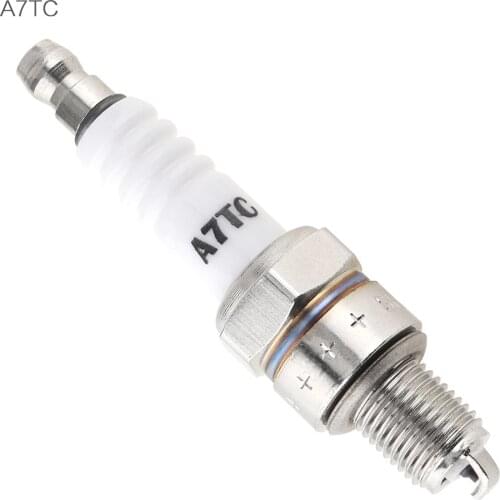 A7TC Motorcycle Platinum Nozzles Spark Plugs CR6HSA CR7HSA CR7HGP for GY6125 Pedal Motorcycle / Horizontal Type 110