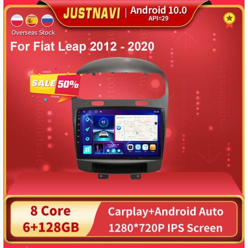 Car Radio For Dodge Journey For Fiat Leap 2012-2020 Autoradio WIFI Multimedia Video Player Voice Control Navigation BT Headrest