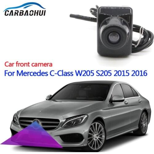 For Mercedes-Benz C-Class W205 S205 2015 2016 2017 Waterproof CCD Car front Logo Parking Camera full HD +high quality