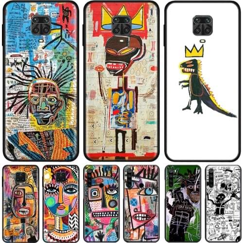 Jean Michel Basquiat Art Silicone TPU Cover For Xiaomi Redmi Note 9 9C 9A 9i 9T 9S 8 8T 7 6 5 5A 4 4X Pro Max Phone Case