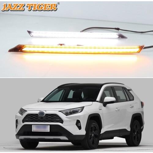 Daytime running lights For Toyota RAV4 2019 2020 Drl with turn signals for cars Cover Decoration lights cover lamp headlights