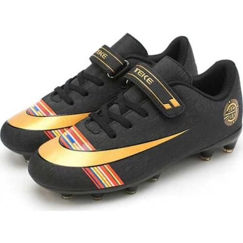 Boys Girls Soccer Cleats Shoes For Kids Sneakers Lightweight Youth Children Football Boots Sport Trainers Zapatillas De Deporte