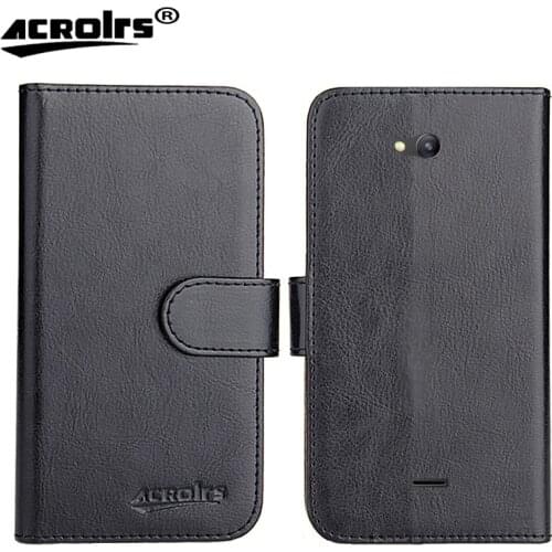 Fly Stratus 7 FS458 Case 2017 6 Colors Dedicated Flip Leather Exclusive 100% Special Phone Cover Cases Card Wallet+Tracking