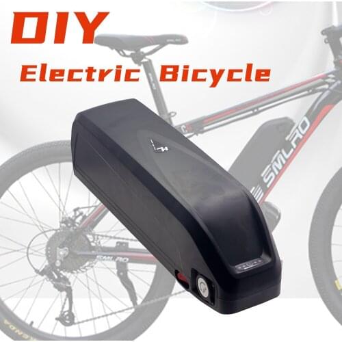 13S5P 48V 32AH Lithium Battery Pack For Bicycle Modified Electric Bike Down Tube Hailong Battery Box DIY 18650 Battery Pack