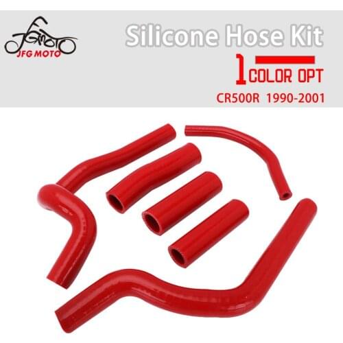 Motorcycle Silicone Hose Kit Radiator Heater Coolant Water Pipe For Honda CR500R CR 500R 1990 1991 1992 1993 1994 1995 1996-2001