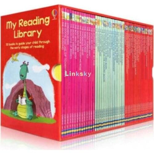 My Second Reading Library Usborne Child Classic Collection Story 50 Book Box Set, Ages 4-8, Including Many Classic Tales