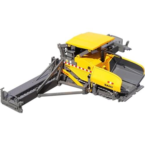 Original factory SANY 1:50 Metal alloy diecast asphalt road paver model for gift, collection