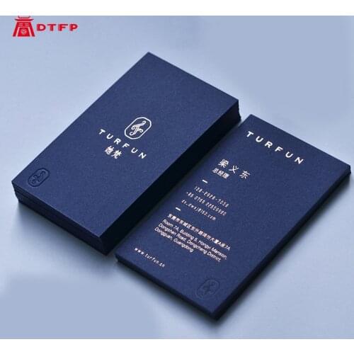 Postcard business card printing hot rose gold foil the untamed postcards set name logo paper office visit customize your card