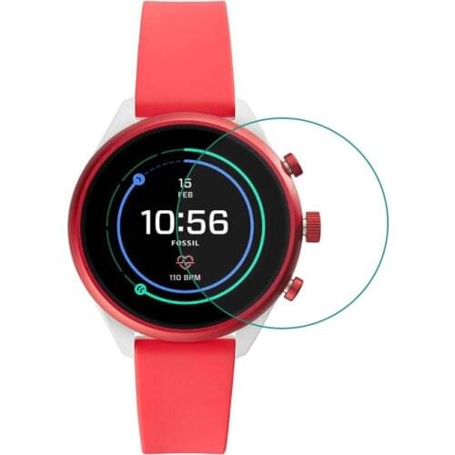 Clear Guard Protective Film For Fossil Q Venture HR Gen 4 Generation Watch Smartwatch Tempered Glass Screen Protector Cover