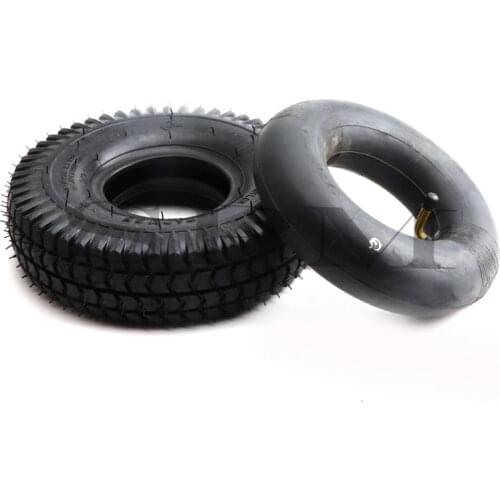 260x85 Tire and Inner Tube 3.00-4(10"x3", 260*85) For Knobby Scooter ATV and Go Kart Tire and Tube Motor Tire