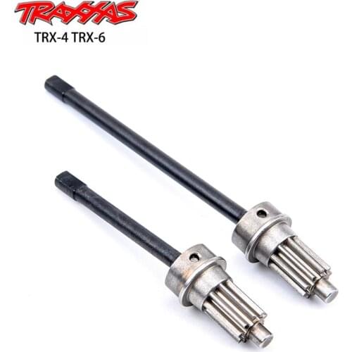 2Pcs/set Stainless Steel Front Axle CVD Drive Shaft Shafts 93.5mm 67mm For 1:10 1/10 TRAXXAS TRX4 TRX-4 TRX6 RC Car