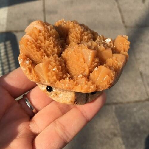 Amazing natural rough crystal cluster handmade cute hedgehog healing crystals rock drusy figurine as gifts for home decoration