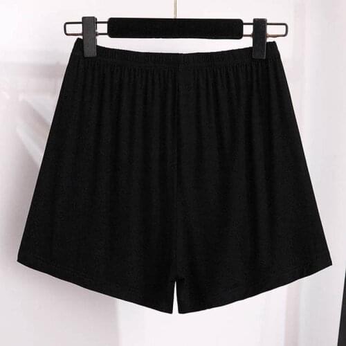 150Kg Plus size womens summer modal high waist safety shorts 6XL 7XL 8XL 9XL 10XL leggings anti-empty shorts black white