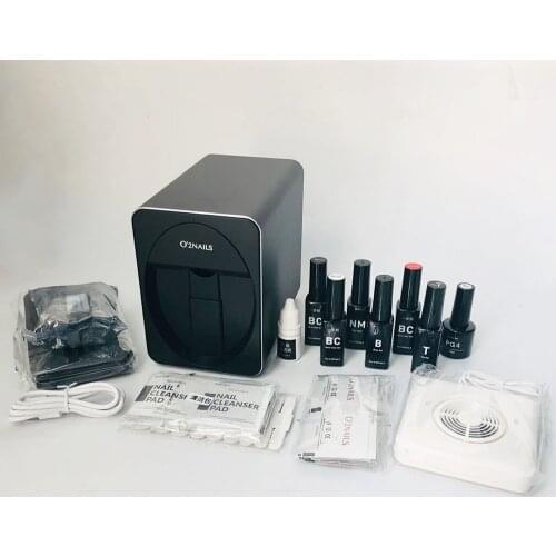 2020 New O'2Nails H1 Mobile Nail Printer Full Metal Style Nails Art Equipment Nail Salon Intelligent DIY Phone APP Operation