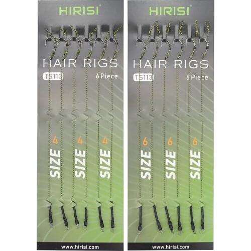 12pcs Carp Fishing Ready Made Hook Link Tied Rigs Terminal Tackle