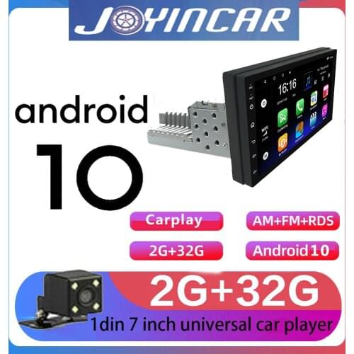 7 inch 1Din Android 10 Car Radio Multimedia Player Universal Auto Stereo GPS dsp Navigation Bluetooth Audio carplay