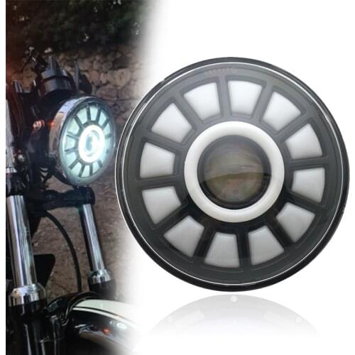 7 inch headlight for car Motorcycle H4 Car 7'' LED Driving Light Phare Farol for h arley Softail Cafe Racer Chopper
