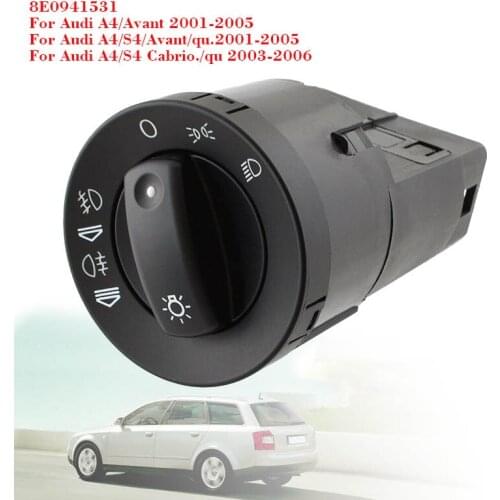 8E0941531 For Audi A4 S4 2001-2005 Car Headlight Fog Light Switch