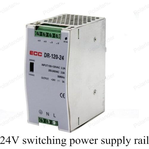 AC/DC 24V 120W LED adapter dual output Switch Power Supply rail for LED Strip Light Switching Lighting Transformers