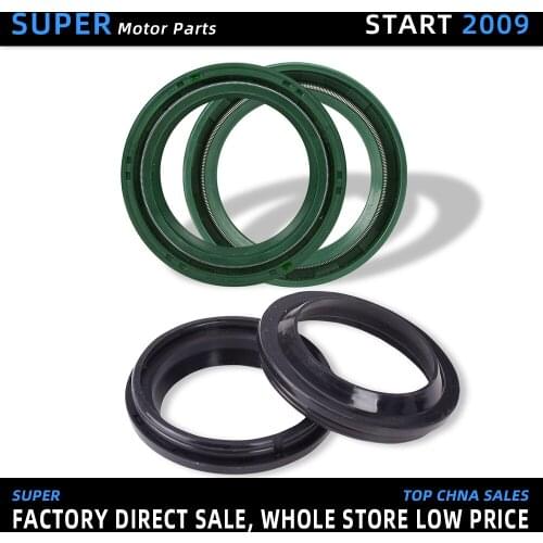 Motorcycle Front Fork Damper Shock Absorber Oil Seal & Dust Seal Size is 39*51*8 For Honda Steed VLX 400 600 For Kawasaki Zephyr