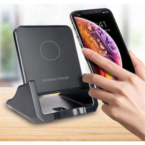 Wireless Charger Phone Fast Charging Station Cellphone Holder Desktop Stand for iPhone12/11 Pro Max Huawei for IOS Android Phone