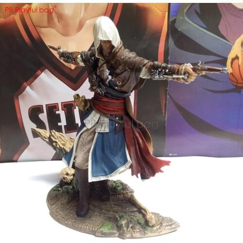 Playful bag Assassin Edward Kenway model figure Black Flag Assassin Game collections Hot action figure Best gifts & pvc toy HF03