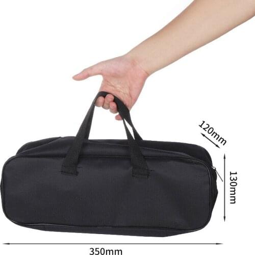 1 PCS Black Car Wear Resistant Zipper Closure Practical Storage Case With Handle Durable Portable Pouch Vacuum Cleaner Tool Bag