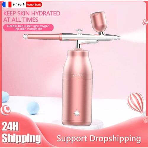 Beauty Hydrating and moisturizing Facial beauty massager machine portable spray high pressure oxygene facial Spray Gun Machine