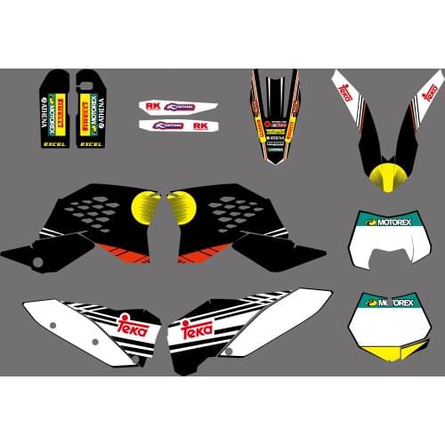 Motorcycle Graphics Decals Stickers For KTM SX SXF EXC EXCF XC EXCR 125 - 524 150 200 250 300 350 400 450 500 2008-2010 2009