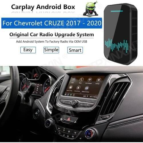 Upgrade Radio Carplay Android Auto Audio For Chevrolet Cruze 2017-2020 Apple Wireless AI Box Car Multimedia Player GPS Navi unit