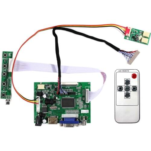 HD MI VGA 2AV LCD Controller Board Compatible Work With 8inch 800x600 PD080SL3 LCD Screen