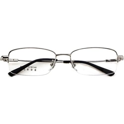 Halfrim Memory Titanium Frame Anti Blu Light Ultralight Optical Reading Glasses Business for Men Women+1 +1.5 +2 +2.5 +3 +3.5 +4