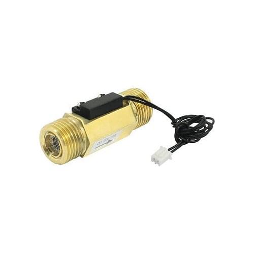 SEN-ZL21W G1/2 Male Thread 10W 10mA Reed Water Flow Switch Flowmeter DC130V