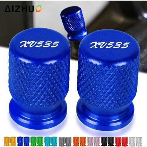 XV535 Motorcycle CNC Vehicle Wheel Tire Valve Stem Caps Covers Accessories Universal FOR YAMAHA XV535 VIRAGO 1987-2000 1999 1998