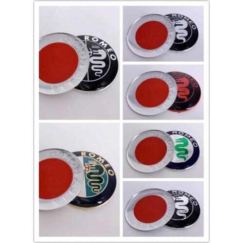 50pcs/lot 7.4cm 74mm for Alfa Romeo Auto Accessories Car Styling Logo emblem Badge stickers for Alfa Romeo emblem Badge Logo