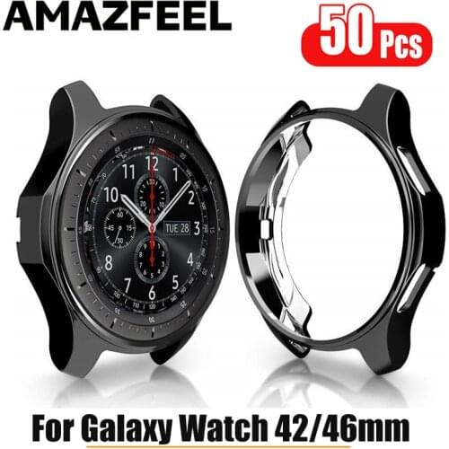 50Pcs/Pack Watch Case For Samsung Galaxy Watch 42mm 46mm Protector Case TPU Galaxy Watch 46mm Protective Cases Protection