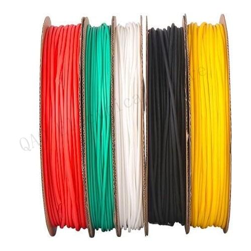6mm 100meter/lot 7 Colors Cable Sleeve Shrinkage Ratio 2:1 Shrink Wrap Shrink Tube Heat Shrink Tubing Tube Heat Shrink Tubing